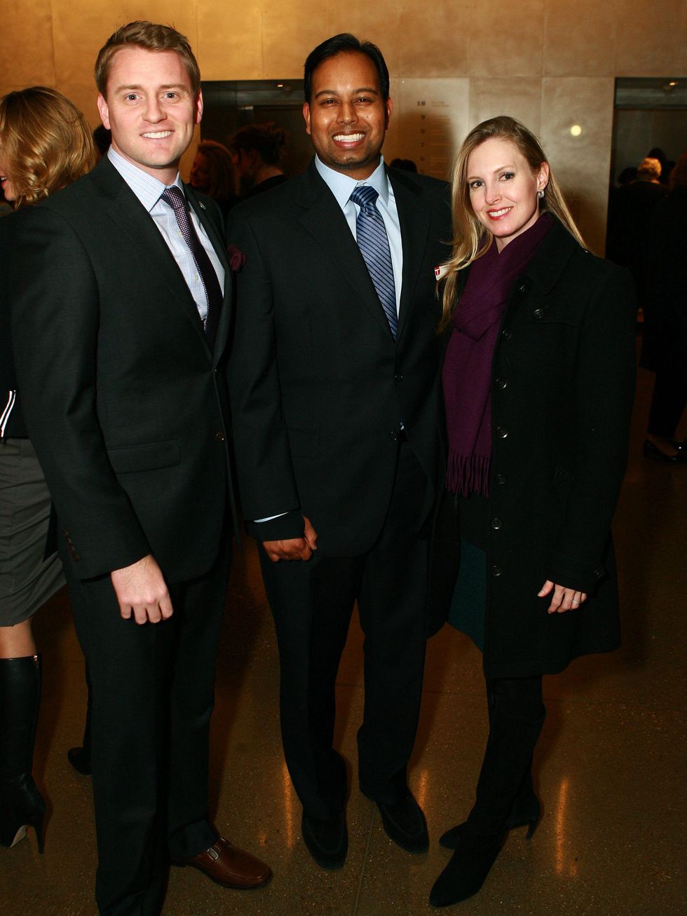 James Shackelford, John and Stacey Relton, taca award presentation