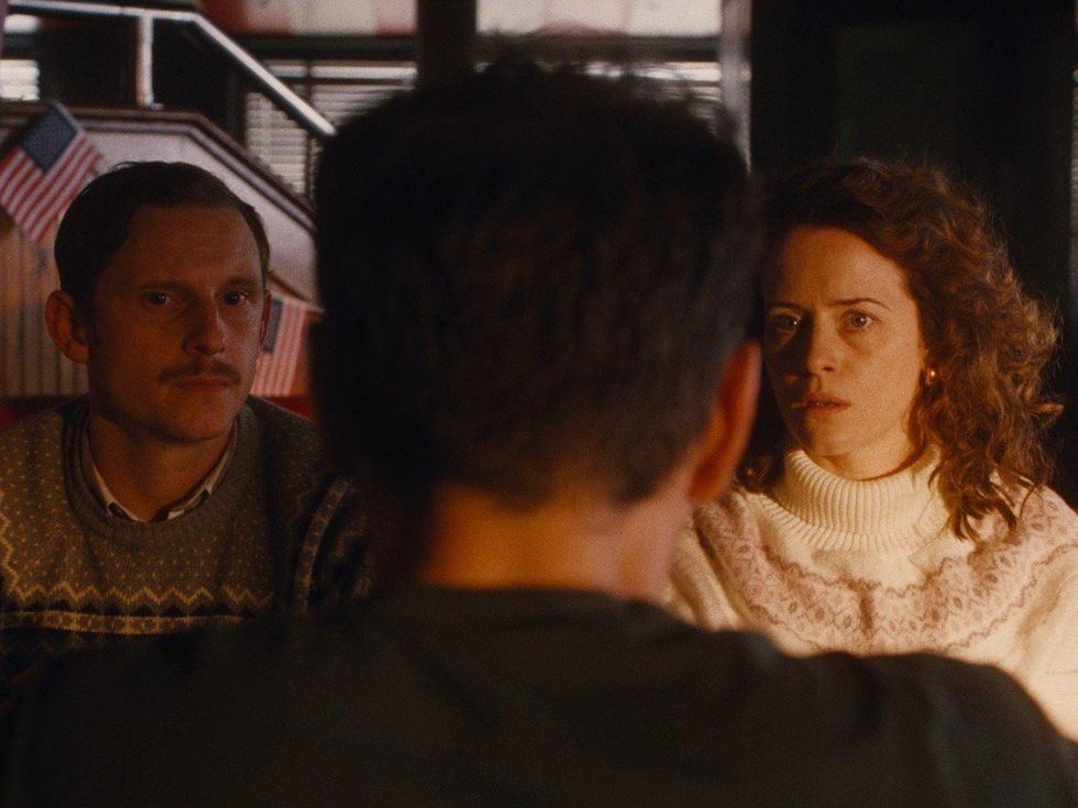 Jamie Bell, Andrew Scott, and Claire Foy in All of Us Strangers