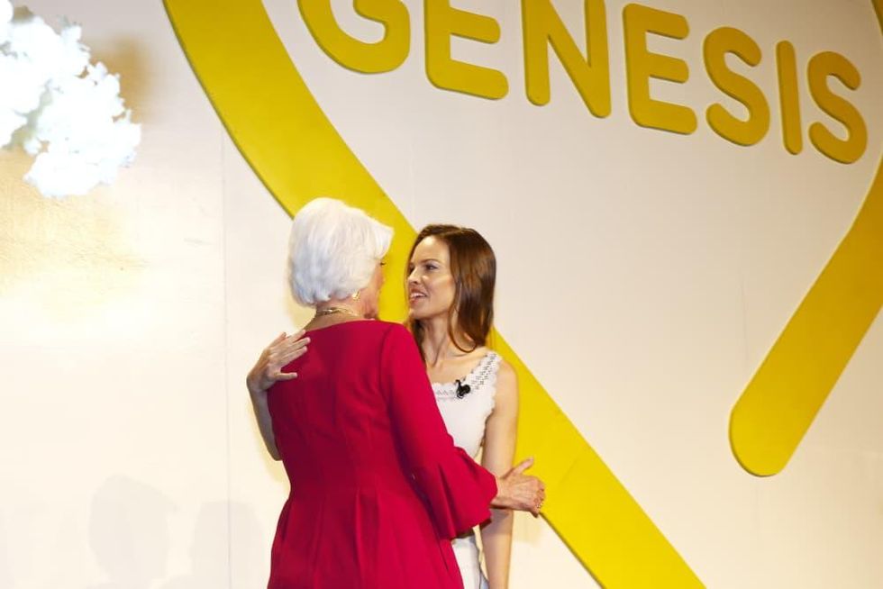 Jan Langbein, Hilary Swank