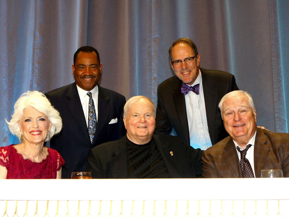 Jan Langbein, John McCaa, Pat Conroy, Dennis Grindinger, Dale Hansen, Genesis Luncheon