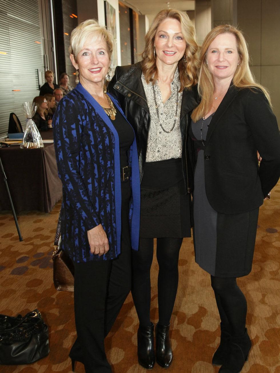 Jane Blizzard, Lisa Cunov, Gene Liese, Stewpot Luncheon