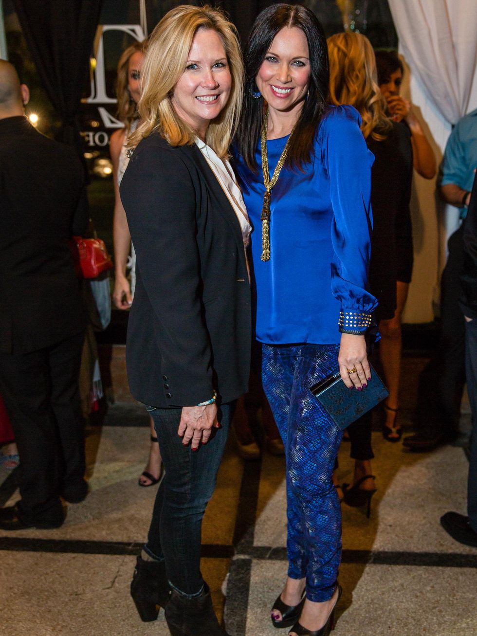 Janet Fr\u00e9squez, LeeAnne Locken, lash loft grand opening