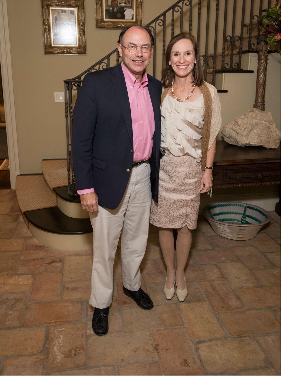 Janie and Pat Hamner, Art Ball Kickoff Party