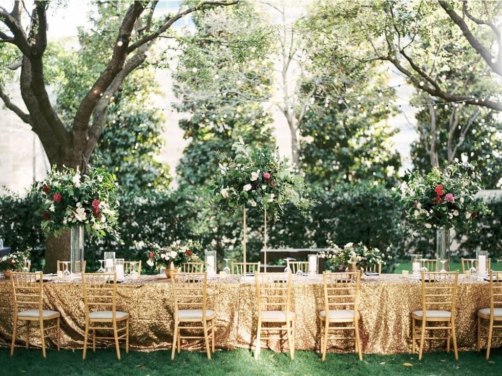Jared + Diana table setting