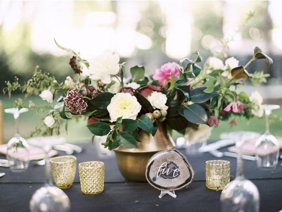 Jared + Diana tablescape detail
