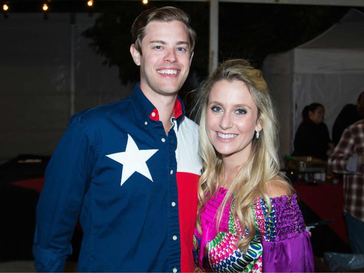 Jared Hutchins and Tierney Kaufman at Cattle Baron's Ball. CultureMap