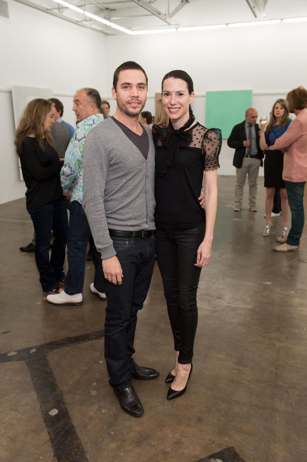 Jason Koen, Nancy Koen at Dan Rees Opening Reception
