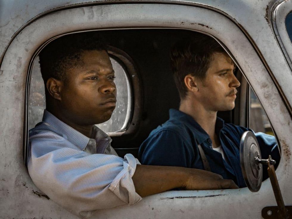 Jason Mitchell and Garrett Hedlund in Mudbound