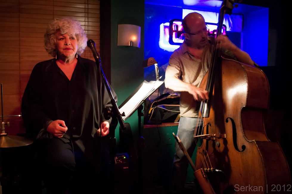 Jazz musicians at Balcony Club