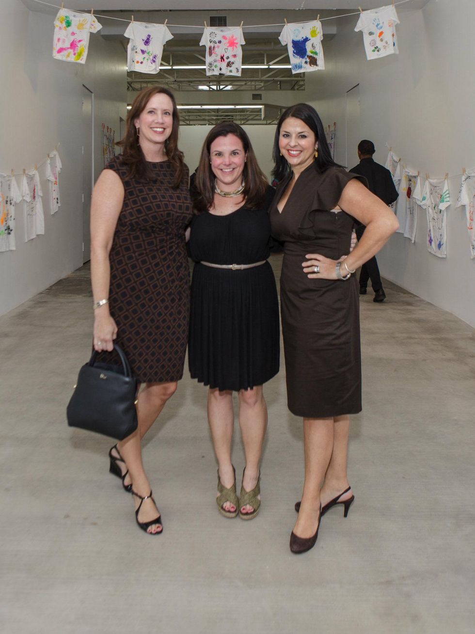 JB Hayes; Jennifer Burns, President, The Family Place Partners; Melissa Sherrill Martin, Director of Development, The Family Place