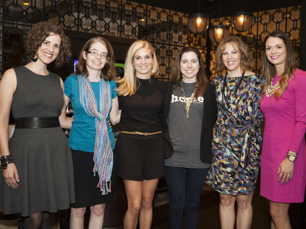 Jennifer Chininis, Jennifer Evans, Brooke Burnet, Janie Robertson, Courtney Edwards, Shannon Nelson at MS On the Move kickoff 2014