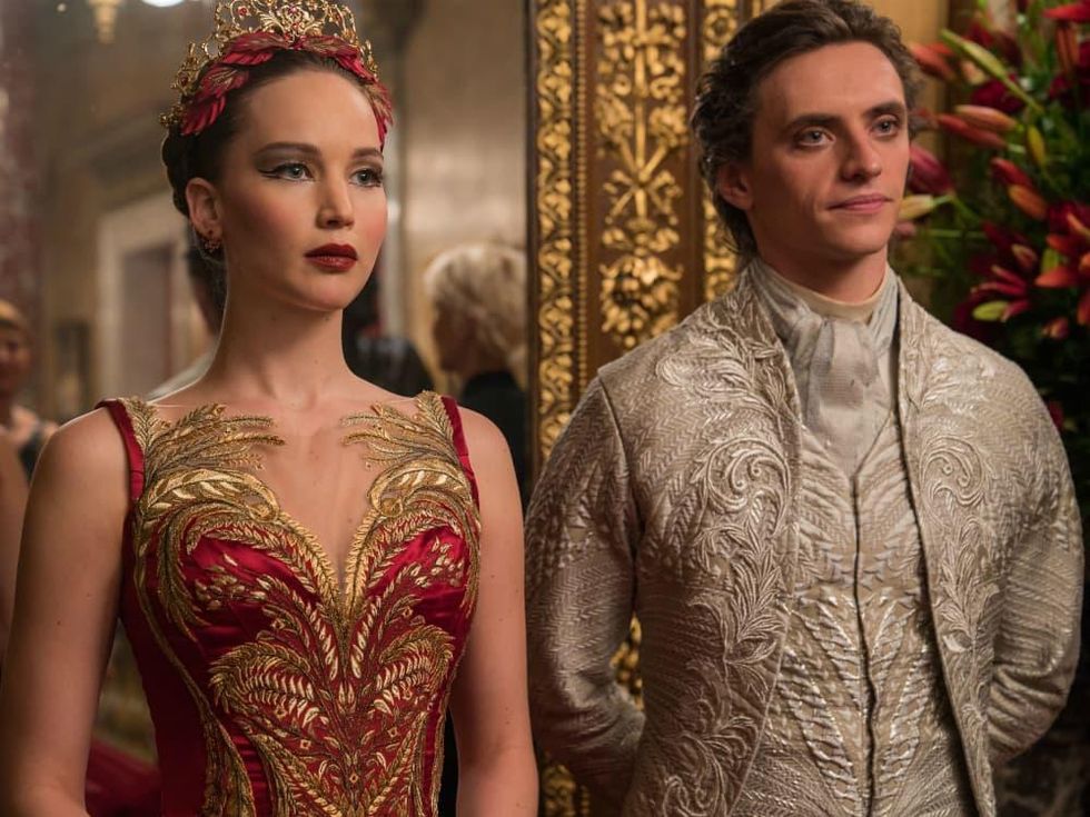 Jennifer Lawrence and Sergei Polunin in Red Sparrow