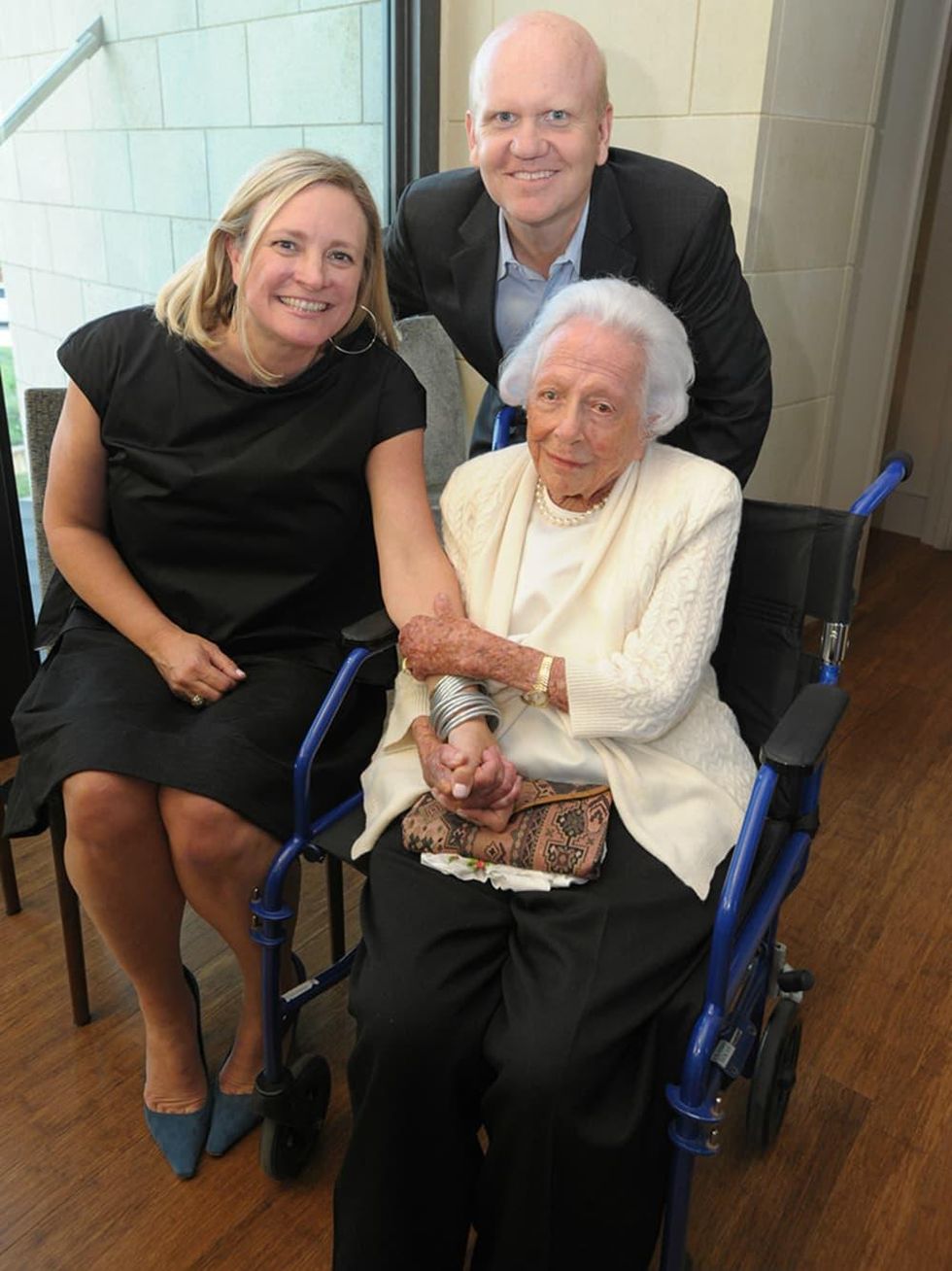 Jennifer Sampson, Margaret McDermott, Chad Cook