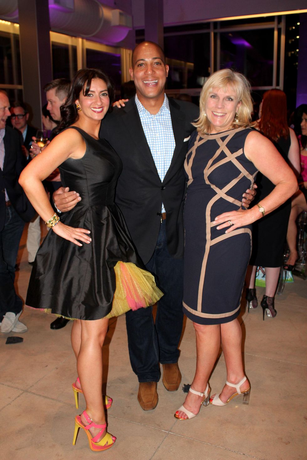Jennifer Strauss, Robert Weatherly, Paige Flink, Neiman Marcus, Stiletto Strut