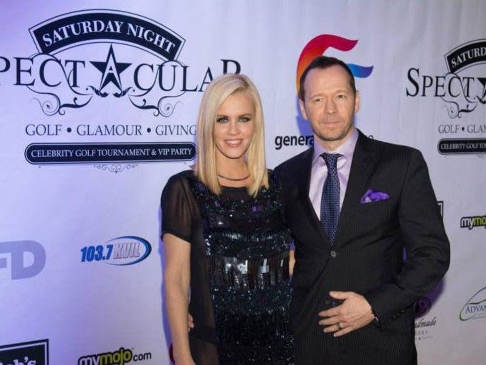 Jenny McCarthy, Donnie Wahlberg at Saturday Night Spectacular