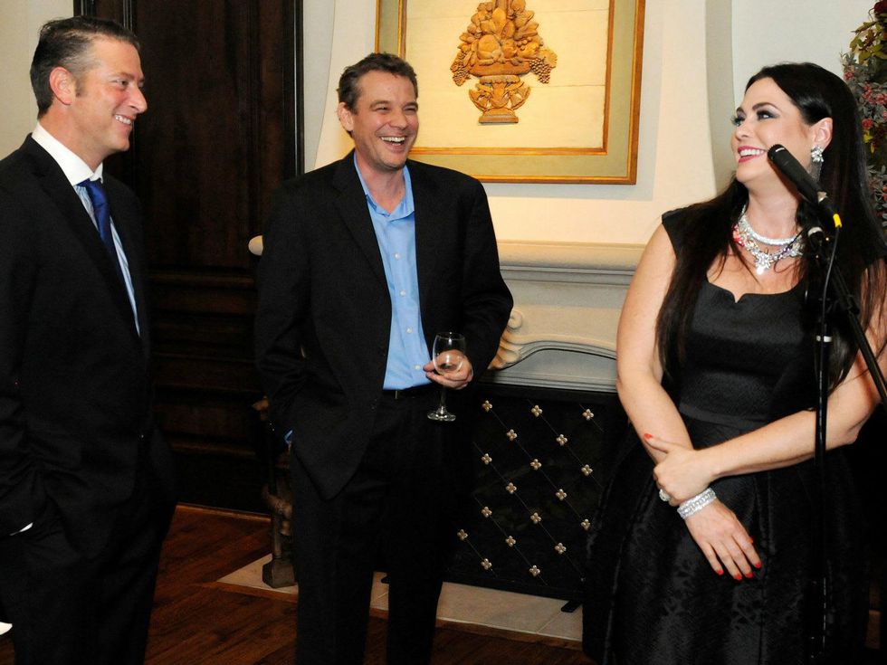 Jeremy Lock, Ryan Anthony and D'Andra Simmons-Lock, Cancer Blows Kick Off Party