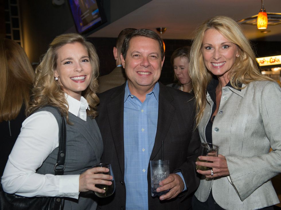 Jessica Lee, Raymond Faus, Kristy Faus, United Way Kickoff