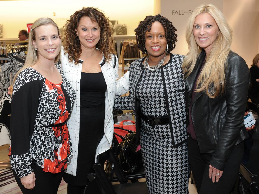 Jessica Lee, Scarlett Landry, Pamela Osborne, and Kristy Faus, fall into fashion