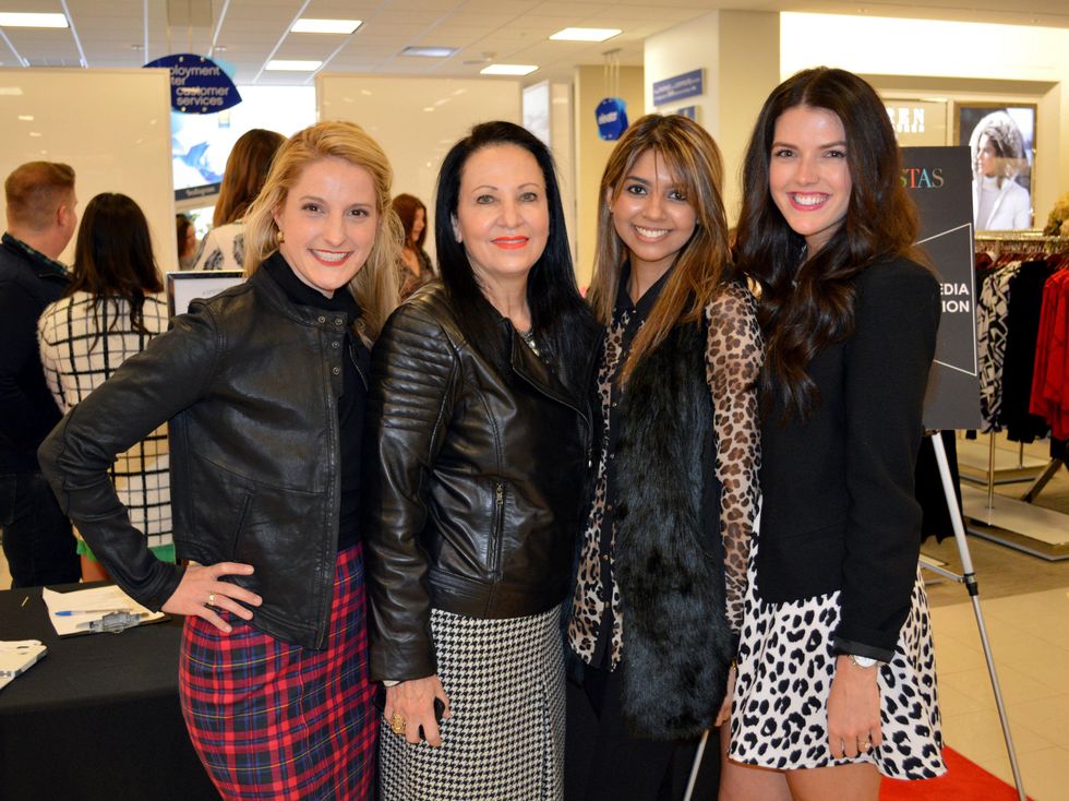 Jessica Nunez, Arlene Goldstein (Belk), Sohana Kutub, Felicia Beene, Jessica Simpson Belk Event