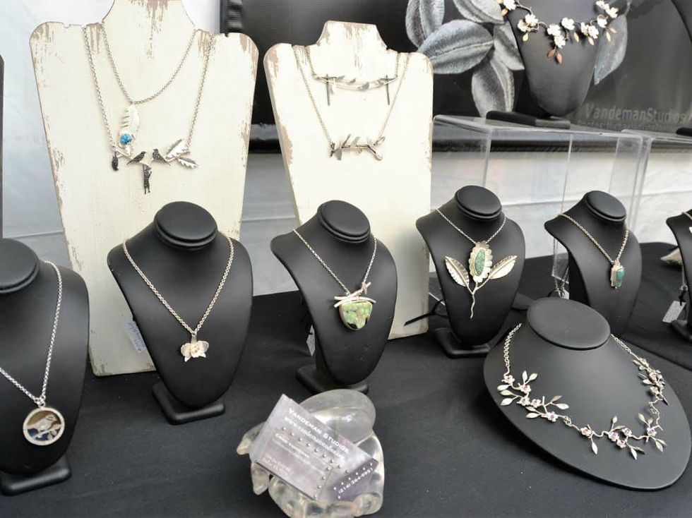 Jewelry at Huffhines Art Trails