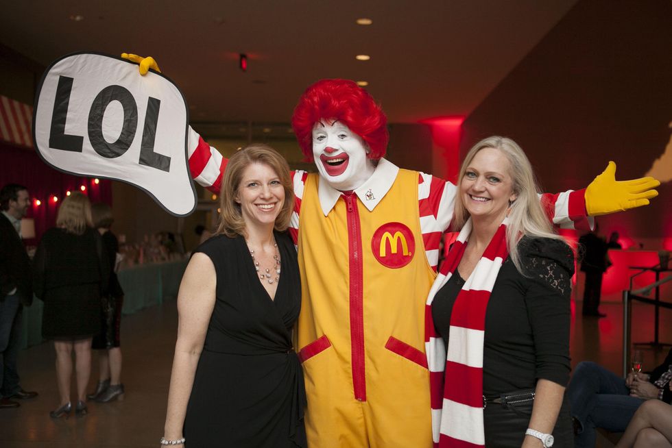 Jill Cumnock, Ronald McDonald, Cinde Sanders