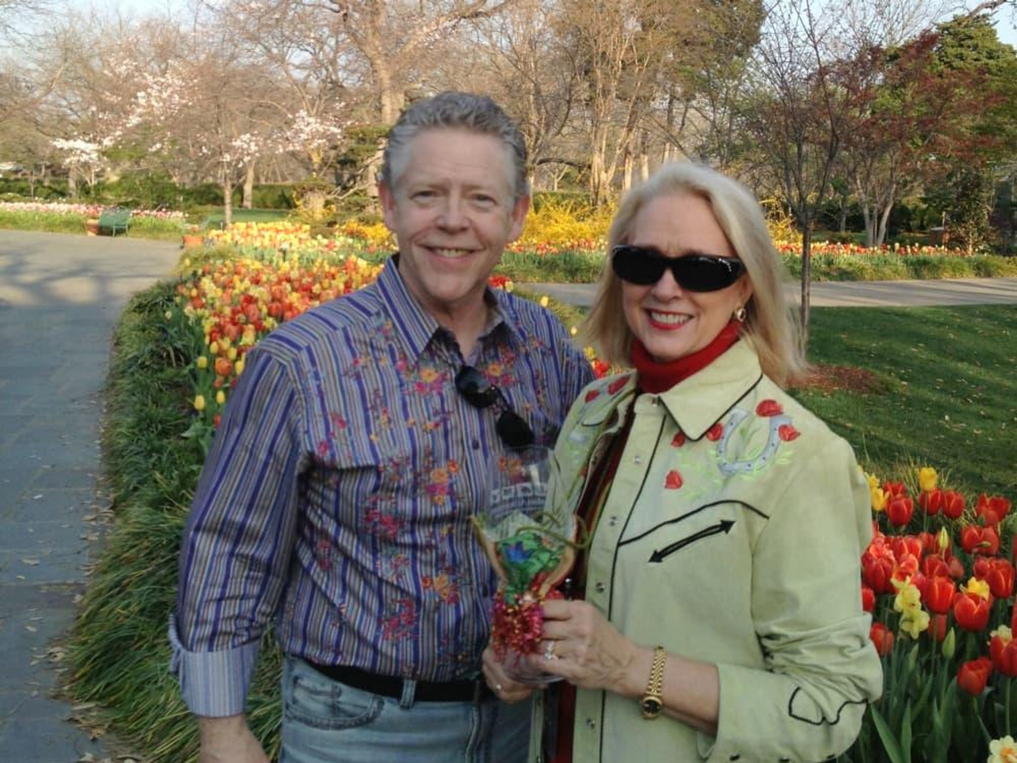 Jim and Vicki White at Dallas Arboretum