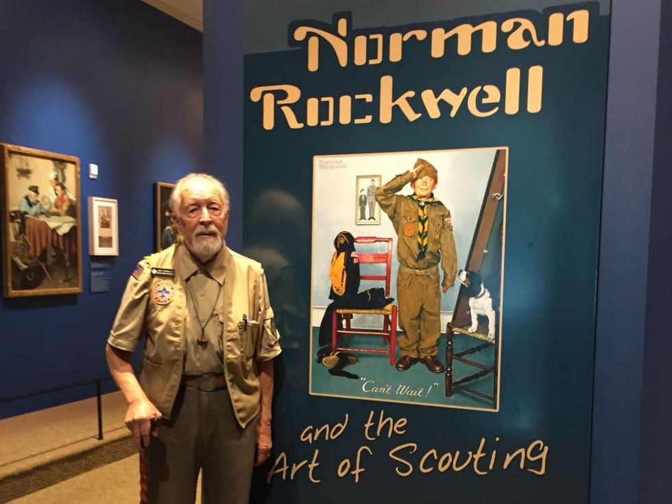 Jim Buckley, docent at National Scouting Museum
