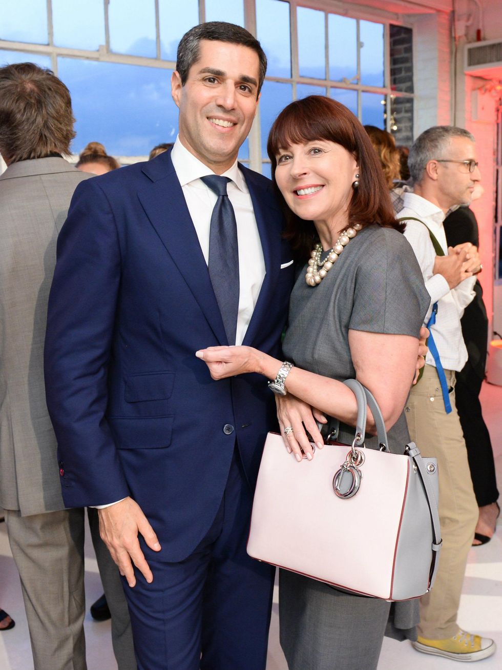 Jim Gold and Pamela Baxter at Neiman Marcus party