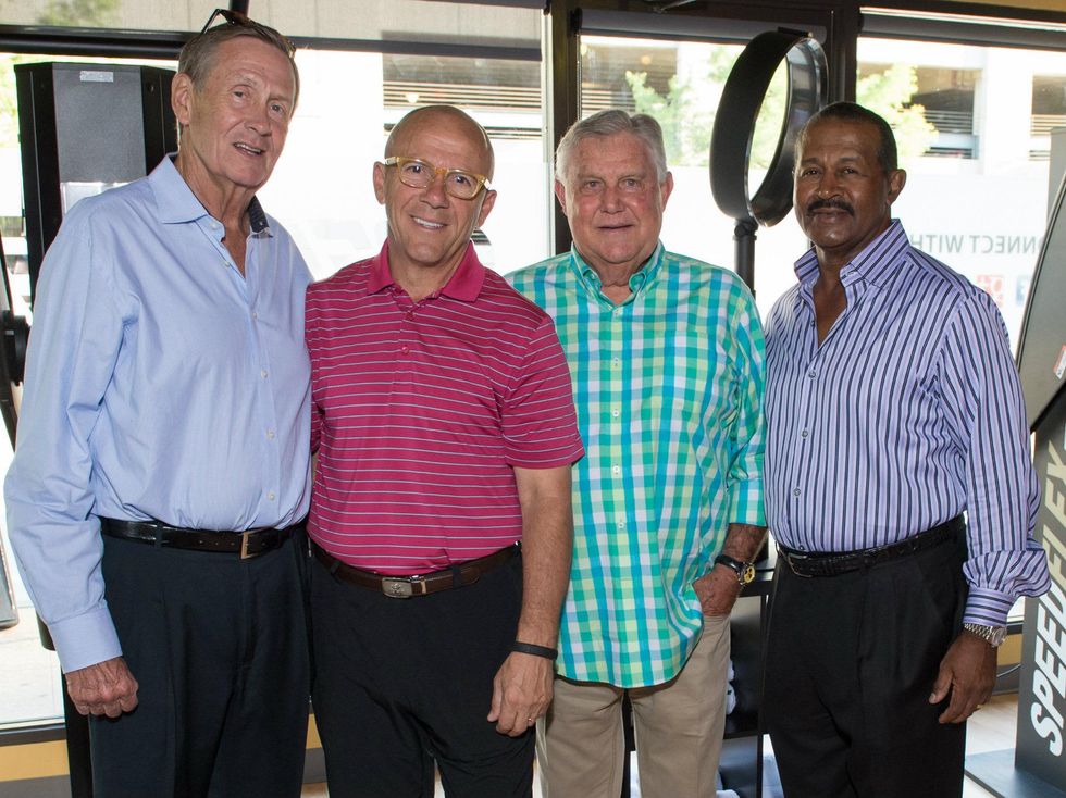 jim hammond, bruce kerr, don ewing, ray wilkins, speedflex grand opening