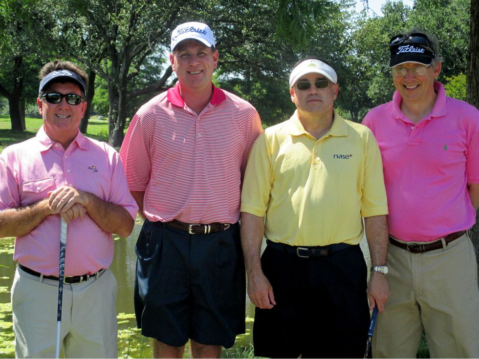 Jim Holley, Kevin Poynter, Dan Pleitz and Mike Beene , promise house golf tournament