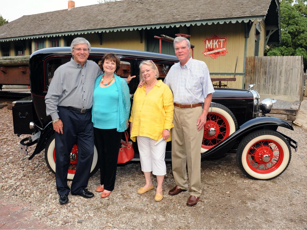 Jim McDermott, Barbara McDermott, Anna Mitchell, Jim Mitchell, Dallas News Society, History with a Twist