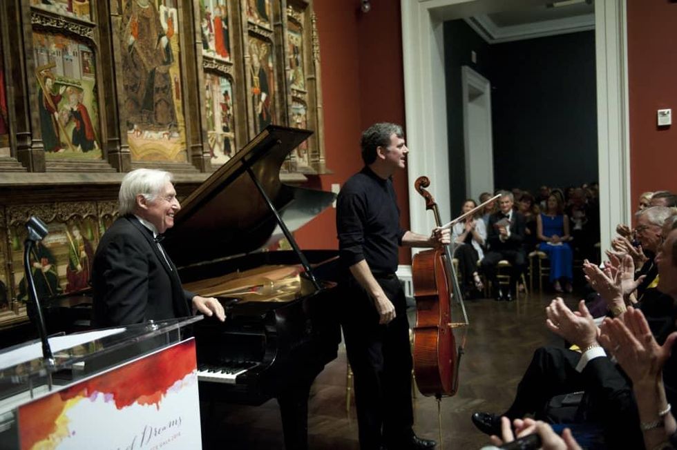 Joaqu\u00edn Ach\u00facarro (pianist) and Andr\u00e9s D\u00edaz (cellist)