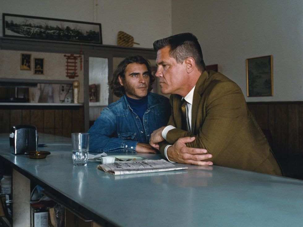 Joaquin Phoenix and Josh Brolin in Inherent Vice
