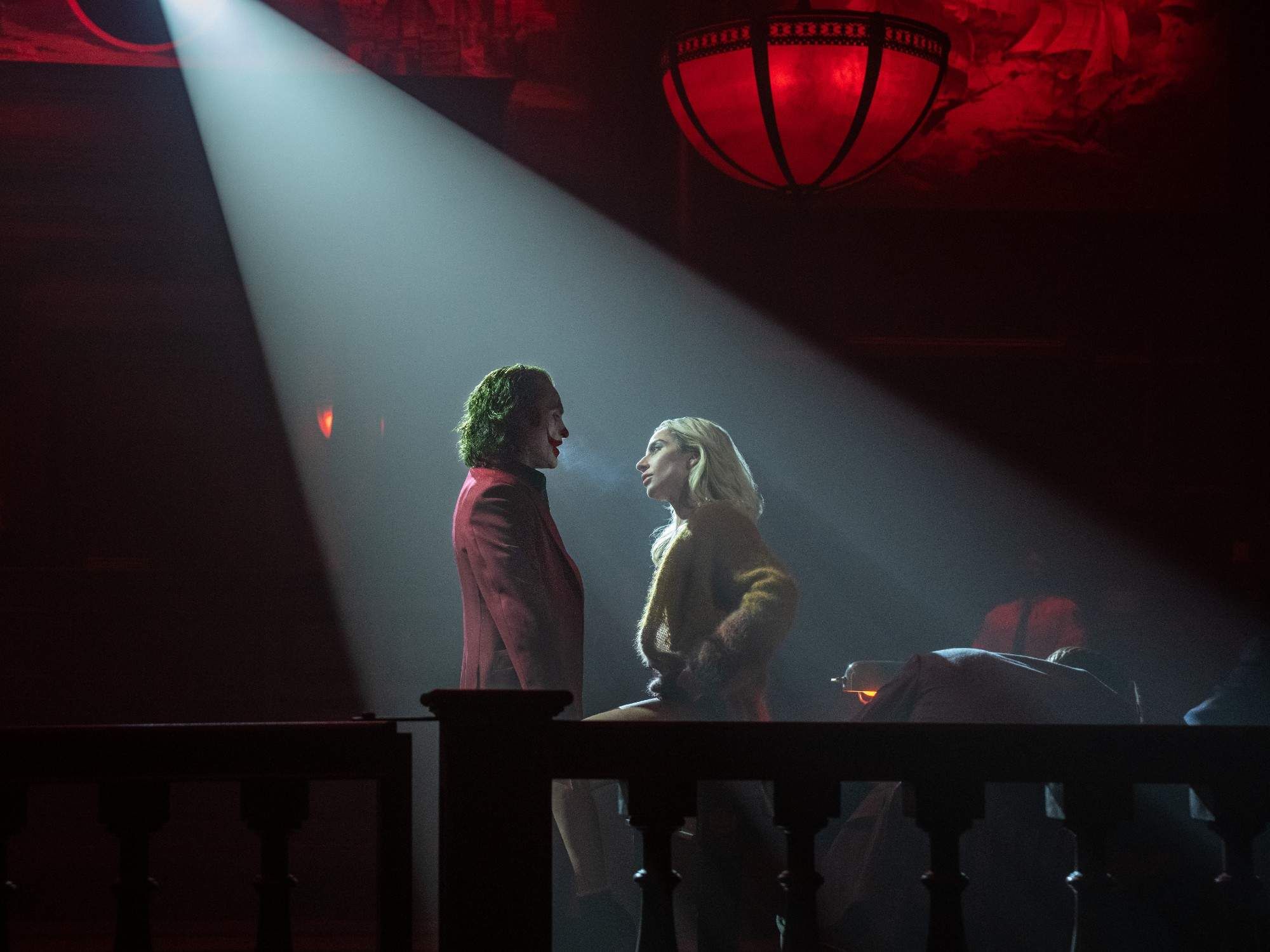 Joaquin Phoenix and Lady Gaga in Joker: Folie à Deux