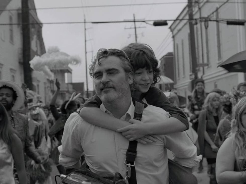 Joaquin Phoenix and Woody Norman in C'mon, C'mon