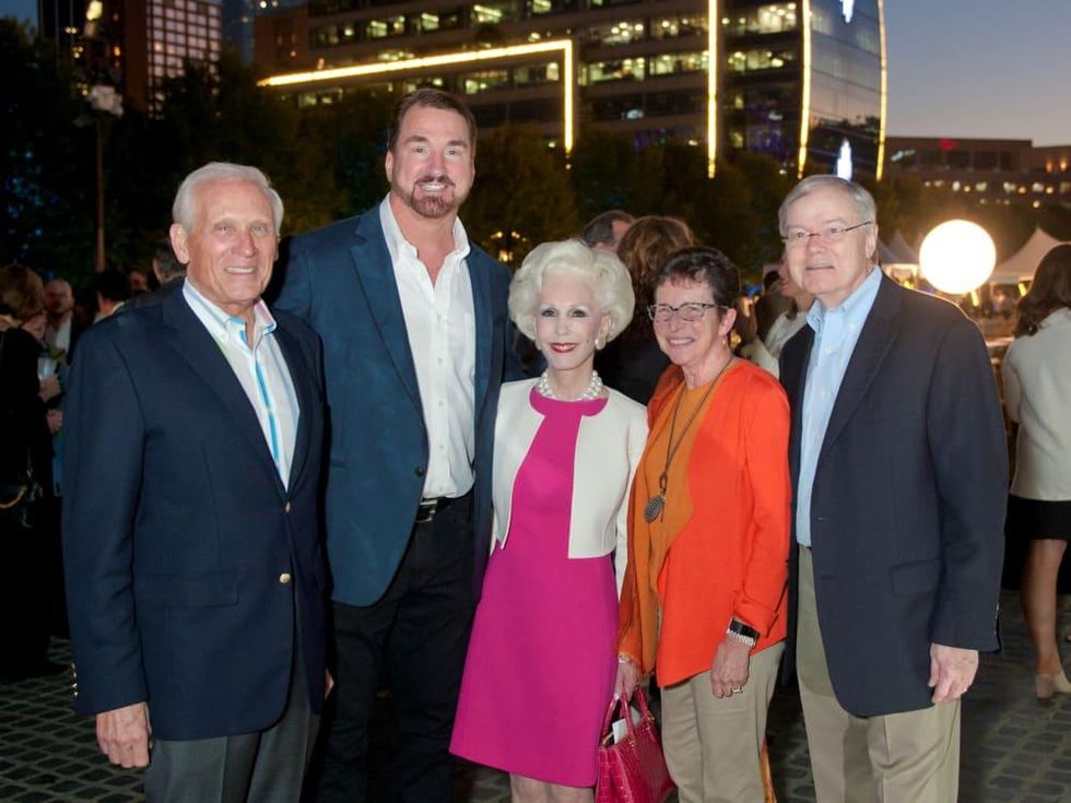 Jody Grant, Babe Laufenberg, Sheila Grant, Diane Brierley, and Hal Brierley
