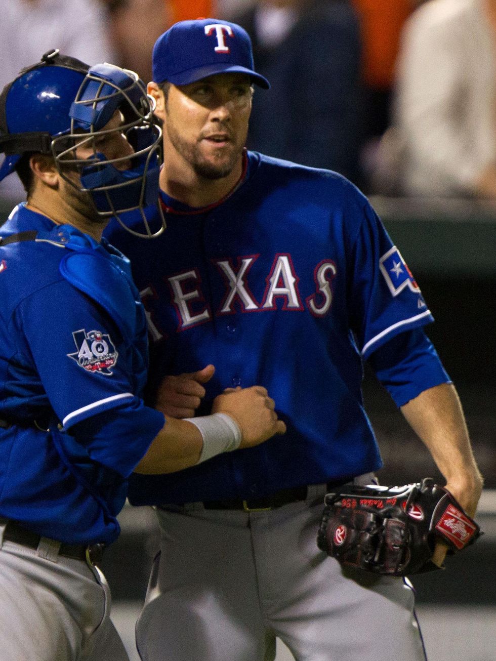 Joe Nathan of the Texas Rangers