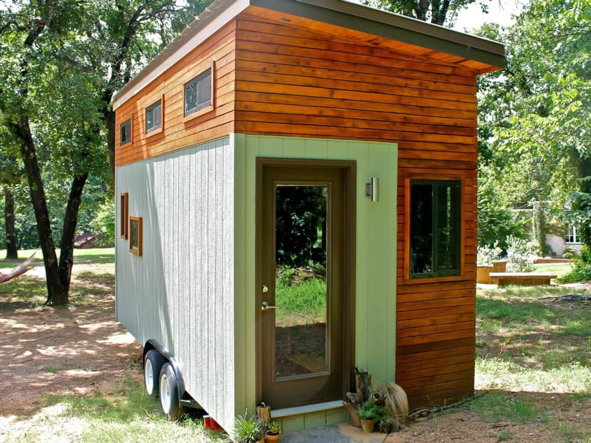 Joel Weber Tarzan tiny home debt-free house UT student 2015