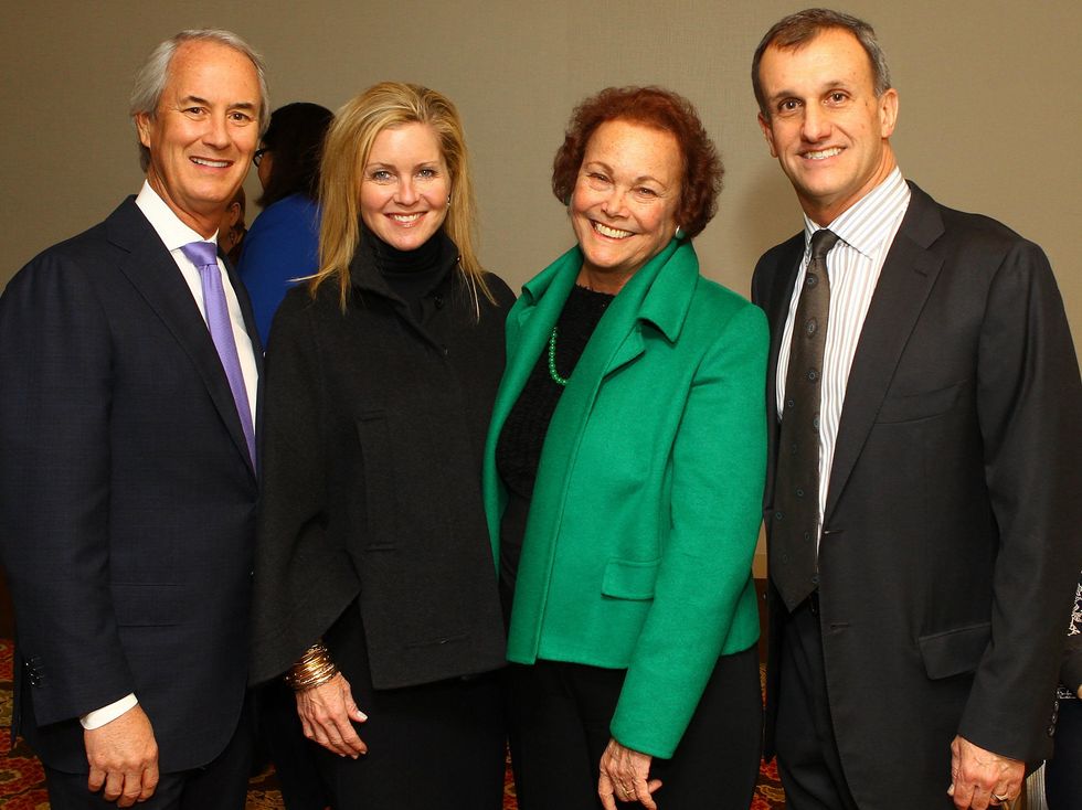 John and Jennifer Eagle, Bonnie Pitman and Lucilo Pena, TACA Silver Cup Awards