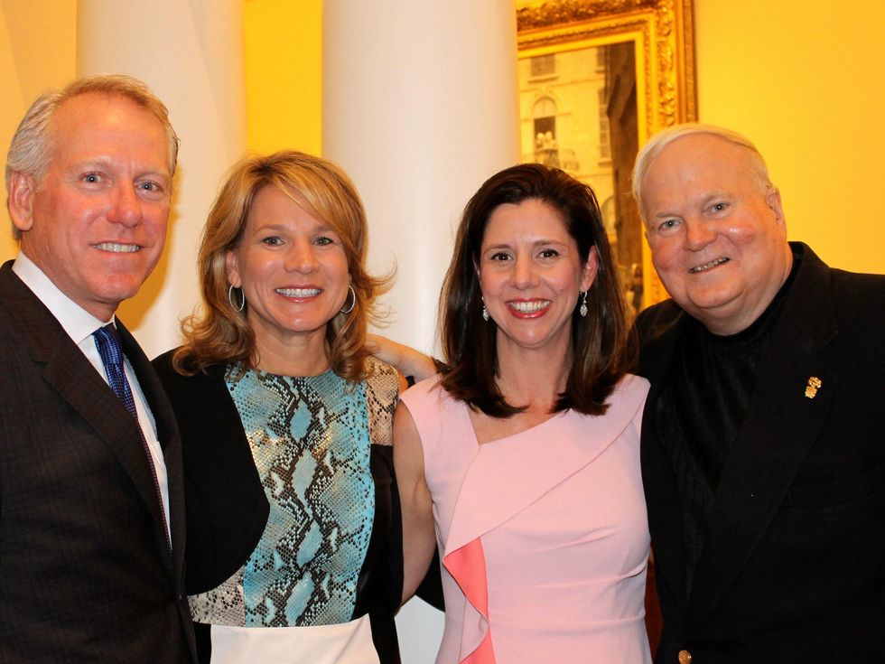 John and Jennifer Gates, Susan Wells Jenevein, Pat Conroy, Genesis Luncheon