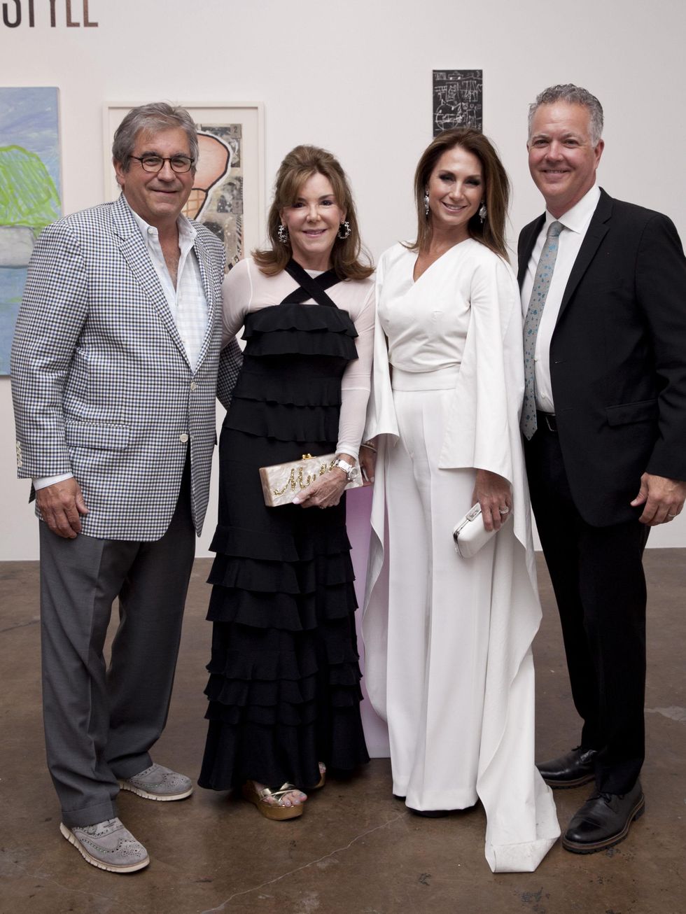 John and Muffin Lemak and Sheryl and Eric Maas