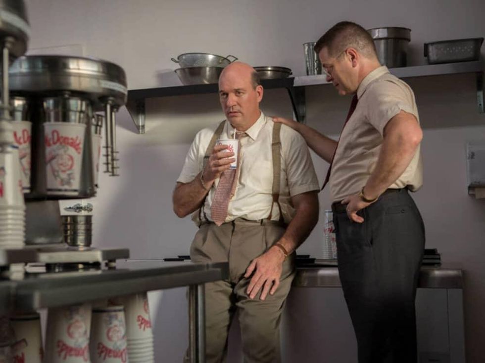 John Carroll Lynch and Nick Offerman in The Founder