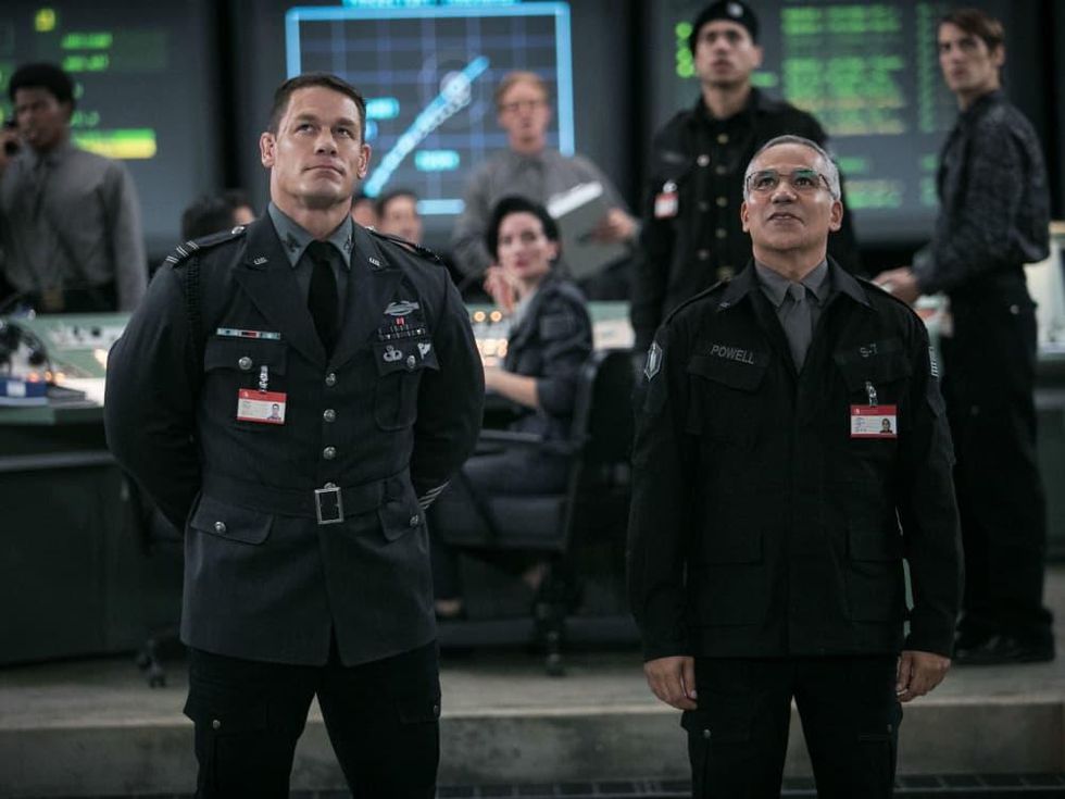 John Cena and John Ortiz in Bumblebee