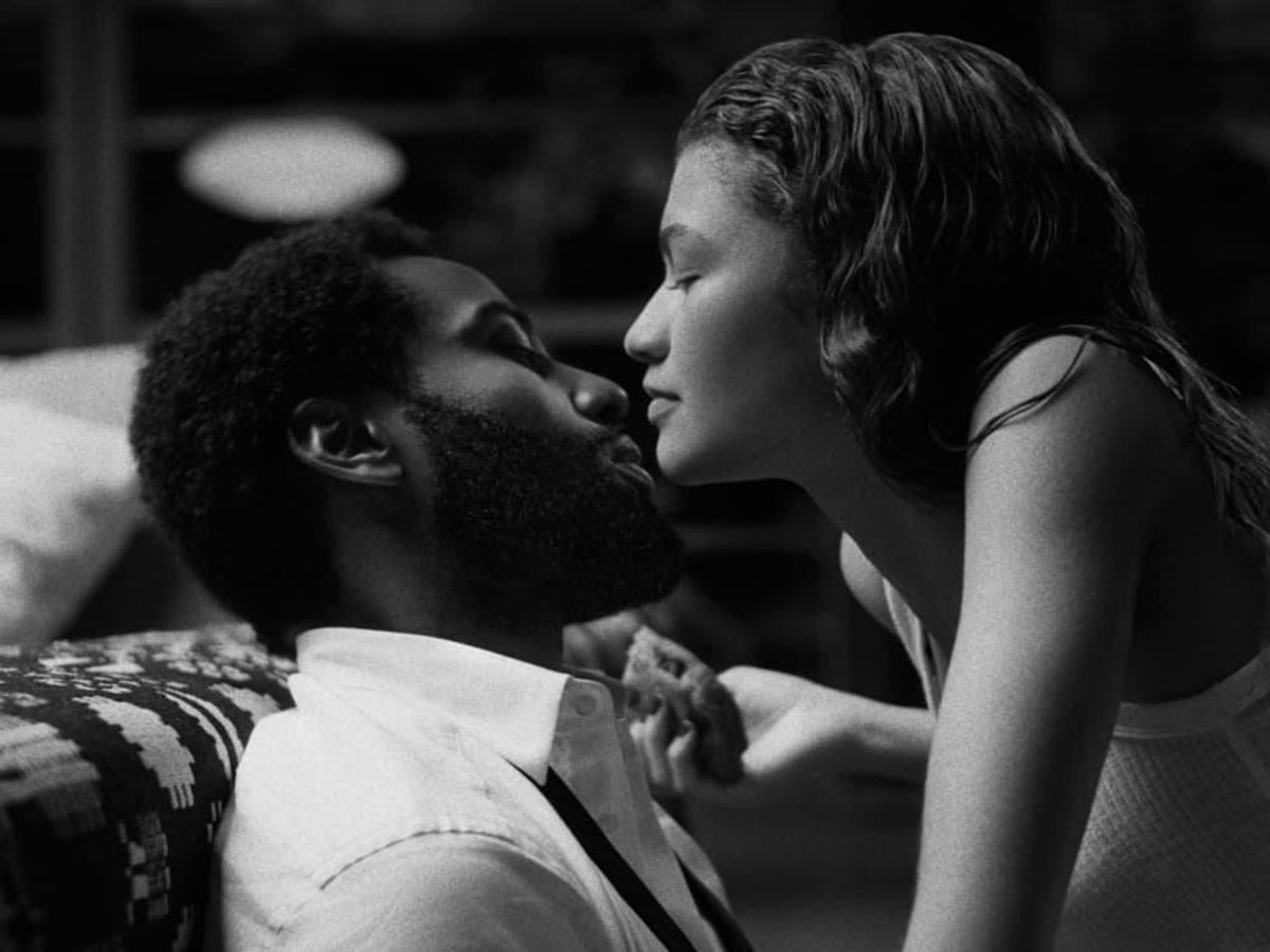 John David Washington and Zendaya in Malcolm & Marie. - CultureMap Dallas