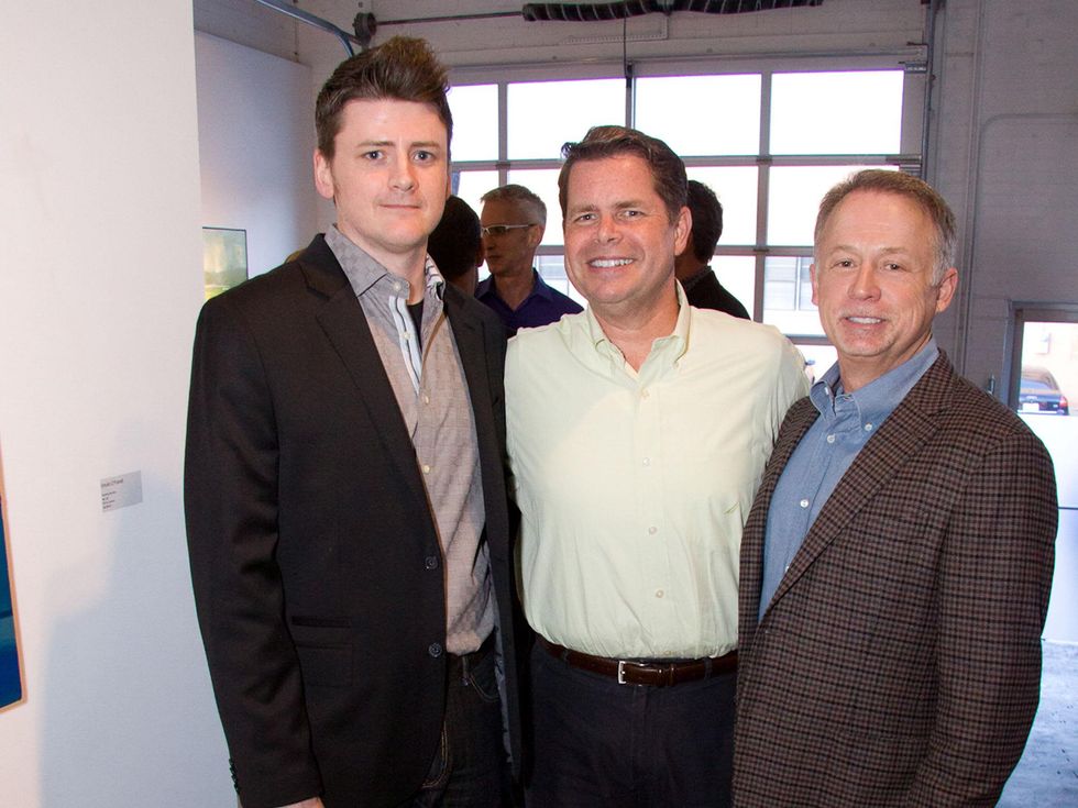 John Lawrimore, Jeff Gidley, Greg Cave at Black Tie Dinner Sponsor Kick-Off