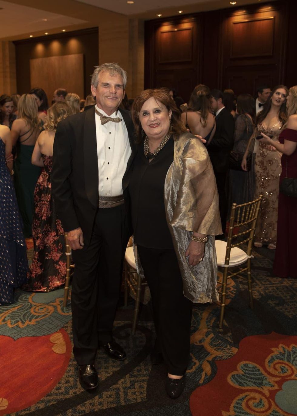 John Lill and 2022 Sustainer of the Year Veletta Forsythe Lill