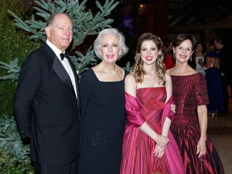 John Maxwell, Susan Maxwell, Mary Clare Maxwell, Nancy Knox, Crystal Charity Ball 2017