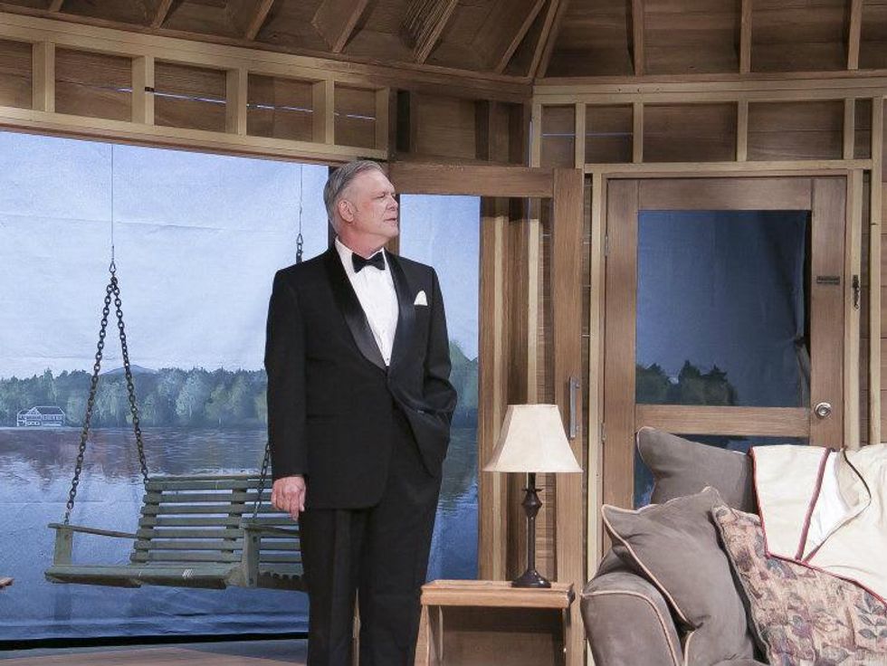 John S. Davies in WaterTower Theatre's "Black Tie"