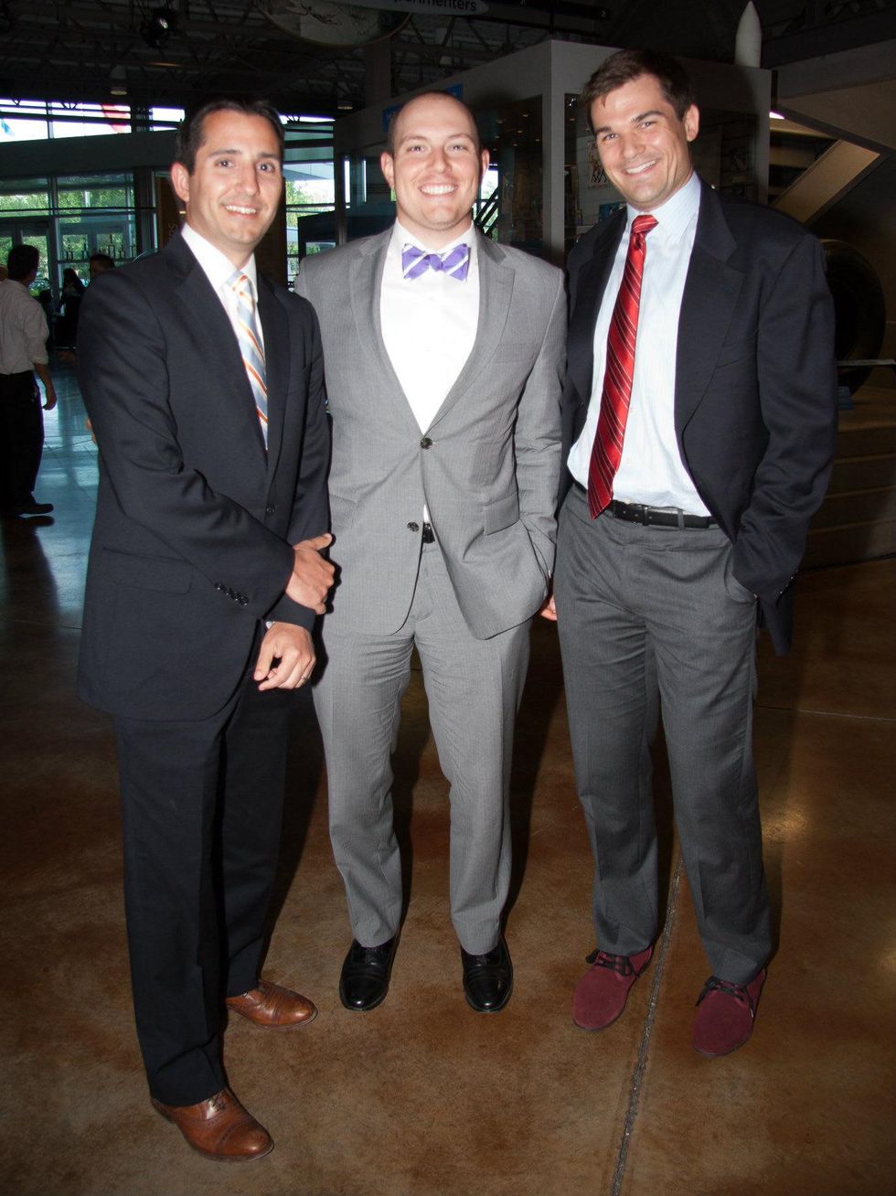 John Spiller, David Newland and Mark Tindall, boys and girl club, tops