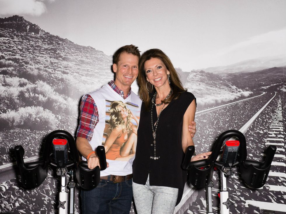 John Terlingo, Charlotte Jones Anderson at Terlingo Cycle grand opening